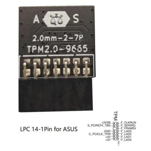 GIGABYTE GC-TPM2.0_S 2.0 TPM Module (12 Pin 12-1) LPC TPM к A6J5 δ, E7G3 T1W8 - Afbeelding 1 van 13