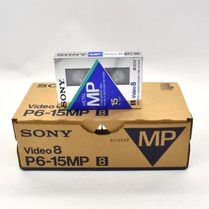 Sony Video 8mm MP P6-15MP Metal Case of 10 Sealed - Picture 1 of 2