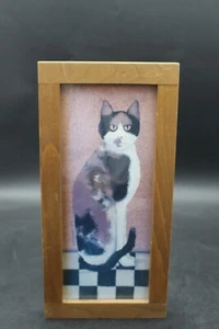 1999 Landkatze gerahmter Druck von Cindy Sampson - Bild 1 von 3