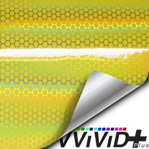 VVivid 2021 BIO HEX+ Yellow Air-Tint Headlight Tint | V327 - Foto 1 di 5