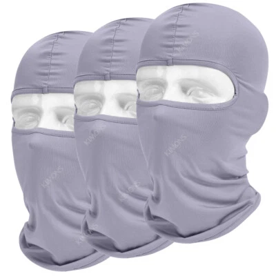 Легкая лыжная маска на все лицо из лайкры балаклавы шапка-подогреватель мотоцикла упаковка 3 шт. - Изображение 1 из 4