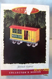 HALLMARK KEEPSAKE COLLECTOR'S SERIES #3 IN YULETIDE CENTRAL SERIES MAIL CAR 1992 - Picture 1 of 2