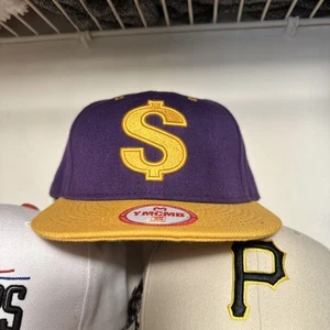 Cash Money Records SnapBack Hat Purple/yellow - Picture 1 of 6