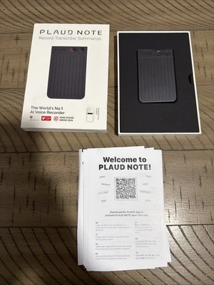 Plaud Note AI Voice Recorder & Note Taker Bluetooth W/Magnetic - Image 1 of 4