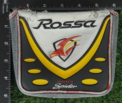 TAYLORMADE ROSSA MONZA SPIDER MALLET PUTTER MAGNETIC HEADCOVER GRAY/BLACK/YELLOW - Image 1 of 4