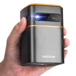 Mini Projector, 5G WiFi 6 Bluetooth Short Throw Projector, HD 1080P DLP Porta... - Picture 1 of 9