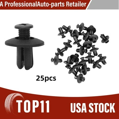 25PCS Bumper Retainer Fender Liner Clip Hood Rivets Fits Hyundai KIA 86590-28000 Foto 1 de 4