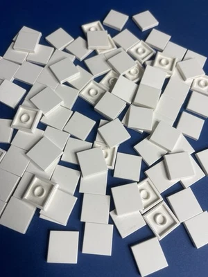 Lego 100 nuevas 2x2 azulejos blancos piezas planas lisas Foto 1 de 2