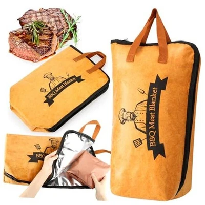 21in BBQ Blanket for Resting Meat-Smoking Meat Insulated Bag BBQ Blanket 21in - Image 1 of 4