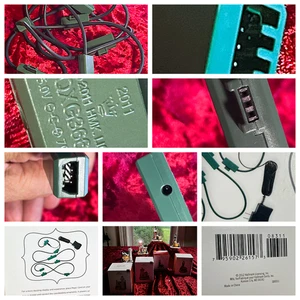 2011-13 Hallmark HOLIDAY LIGHTHOUSE Ornament Magic Cords, ONE + Extension - Picture 1 of 11