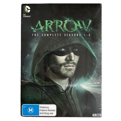 2012 ARROW The Complete Series 1-3 DVD Boxset Region 4 New & Sealed - Image 1 of 4