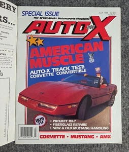 AutoX Magazin Juli 1988 Band 5 Nr. 7 Rasenwurzeln Motorsport Sonderausgabe Vintage - Bild 1 von 5