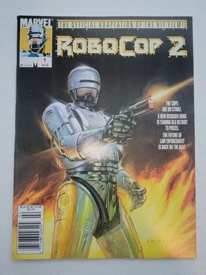 Robocop 2 Movie Adaptation Magazine NM Marvel 1990 Frank Miller, High Grade  - Image 1 of 4