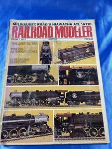 Railroad Modeler Magazine June 1972 Vol 2 No 6 Milwaukee Roads Hiawatha Atlantic - Picture 1 of 2