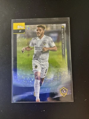 Jonathan dos Santos 01/10  2021 Topps MLS Refractor  LA Galaxy #6 🔥MINT🔥 - Image 1 of 4