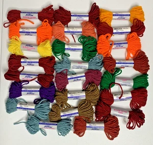 23 Skeins J & P Coats Plastic Canvas Yarn 10 Yards Each Various Colors - Picture 1 of 1