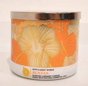 Bath & Body Works SUNTAN 3-Wick Scented Candle - 14.5 oz - NEW - Picture 1 of 3