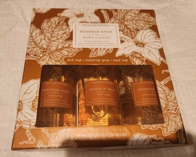 Williams Sonoma Pumpkin Spice Kitchen Essentials Set Rare - Image 1 of 4