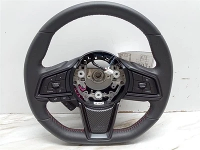 2022 SUBARU WRX DRIVER STEERING WHEEL LEATHER RED STITCH W/ SWITCHES OEM - Imagem 1 de 4