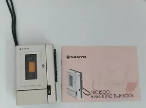 Sanyo Executive Talk-Book TRC 1500 Walkman Cassette Player - Untested - Picture 1 of 7
