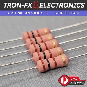 1/2/5PCS 100R 2W 5% Metal Oxide Film Resistor 2 Watt NON-FLAMMABLE 100 OHM - Picture 1 of 11