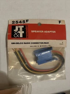 GM-DELCO, ADAPTADOR DE ALTAVOZ DE RADIO TRASERO, JT&T 2545H - Imagen 1 de 3
