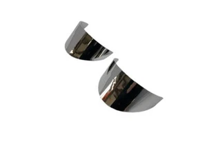Turn Signal Visors (Pair) Chrome fits Kawasaki VN Selected Models 664-051 - Picture 1 of 6