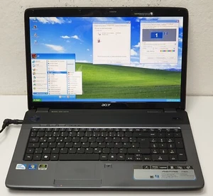 Acer ASPIRE 7736ZG Windows XP Gamer Notebook 500GB 3GB Laptop HDMI DVD-RW 17,3" - Afbeelding 1 van 19