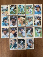 1978 Topps Kansas City Royals Lot (18), Brett/McRae/Cowens/White