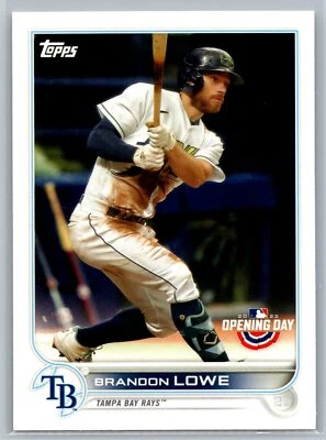 Brandon Lowe 2022 Topps Opening Day BASEBALL #12 Tampa Bay Rays - Image 1 of 2
