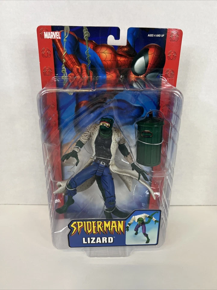 Marvel Comics ToyBiz Spider-man Lizard 2004 Action Figure C32
