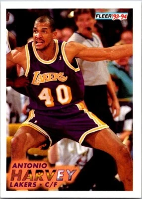 1993-94 Fleer - Antonio Harvey #313 (RC) - Image 1 of 2