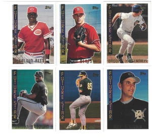TOPPS 1995 MLB 9 FUTURE STARS ROOKIE CARDS COLLECTION Near Mint Collector's Set - Picture 1 of 4