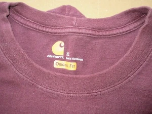 Carhartt Shirt Erwachsene XL Kurzarm Tee Pocket Patch Logo Herren - Bild 1 von 4