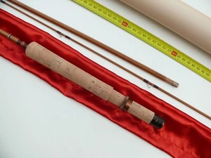 Canne à MOUCHE 7'8p Bambou Refendu Fly rod gespliesste Ruten Blank Pezon Michel - Photo 1/18