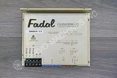 FADAL  AMP-0039 5000 LINE ENCODER SERVO AMPLIFIER SMA8510-2.5 90 DAYS WARRANTY - Image 1 of 4