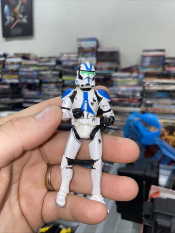 STARWAR CLONE JET TROOPER WITH JET PACK-LOOSE INCOMPLETE FIG Cover