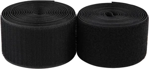 2 Inch Sew on Hook and Loop Strips Easy to Sew Excellent Grip Non-Adhesive Back - Picture 1 of 12