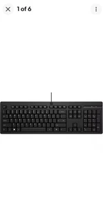 HP 125 Wired Keyboard US, Black - Bild 1 von 6