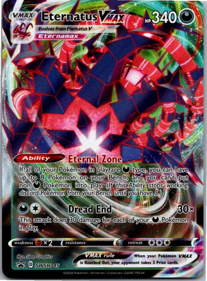 Eternatus VMAX - Promo SWSH: Sword & Shield Promo Cards SWSH045 NM Holo - Image 1 of 2