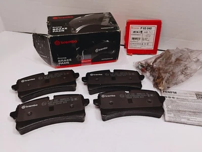 Brembo P65040 Low-Met Rear Brake Pad Set For PORSCHE OE# 95B698451 — 第 1/4 张图片