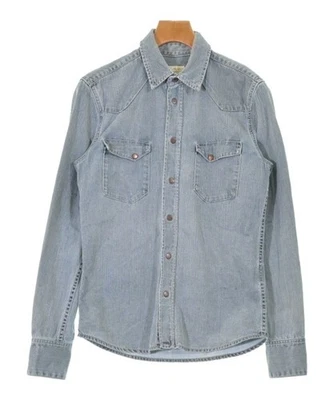 Nudie Jeans Casual Shirts Blue Gray S 2200630308035 - image 1 of 4