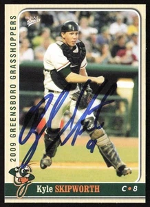 2009 MultiAd Greensboro Grasshoppers Auto Kyle Skipworth #21 *Read* - Picture 1 of 2