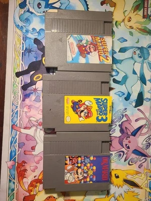 Super Mario 2 And 3, And DR.Mario Bundle For NES - Image 1 of 4