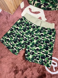 Pantalones Cortos de Sudadera A Bathing Ape Verde ABC Camuflados S Bape Lona Milo Stussy Undftd Hechos - Imagen 1 de 13