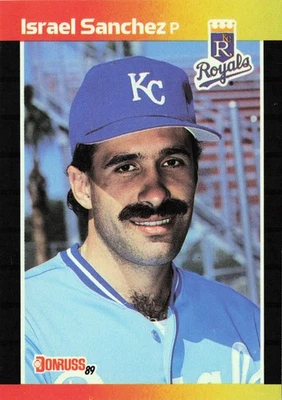 1989 Leaf Donruss Baseball #474 Israel Sanchez - Image 1 of 3