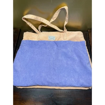 NUEVO Bolso de Mano Billabong Pana Melocotón Lavanda Informal Hombro Llevar Todo Foto 1 de 4