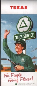 1961 Cities Service Road Map: Texas NOS - Bild 1 von 1