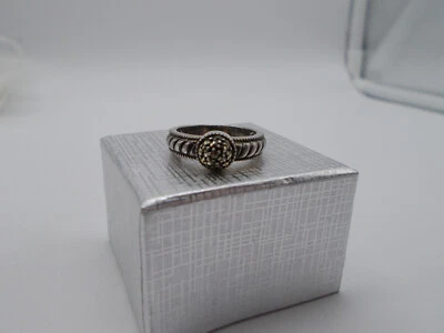 JUDITH JACK  STERLING SILVER MARCASITE RING  SZ 7  GUC  VERY PRETTY   FINE GIFT - Image 1 of 4