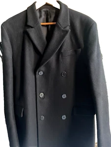 Mens Wool Coat Aubin & Wills (100% Wool Main) M - Picture 1 of 11
